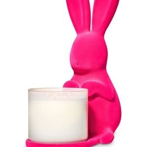 *RARE* BBW PINK BUNNY CANDLE HOLDER